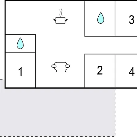 Beautiful In With Wifi Сasa de vacaciones Løkken